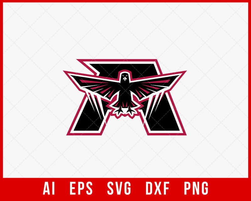NFL Atlanta Falcons Logo T-shirt Design SVG Cut File for Cricut Silhouette Digital Download