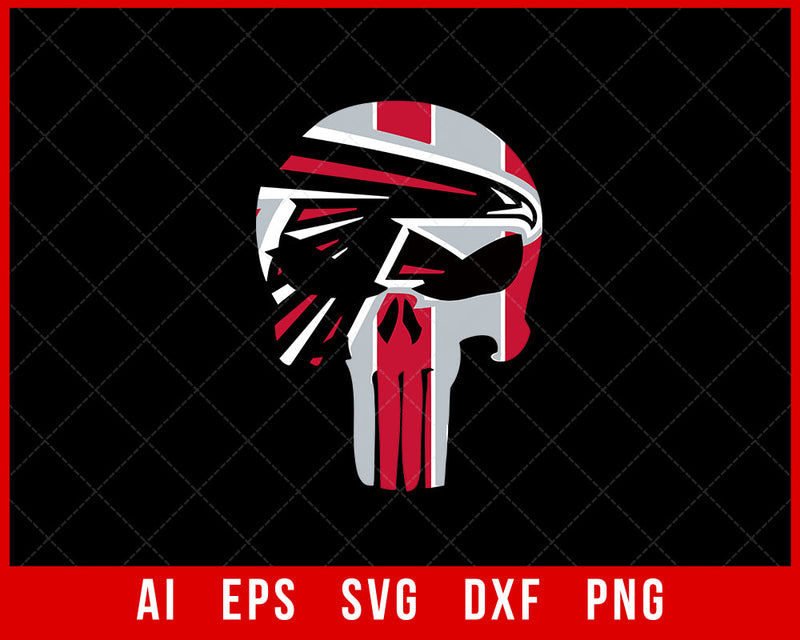 NFL Sports Logo Atlanta Falcons Clipart SVG Cut File for Cricut Silhouette Digital Download