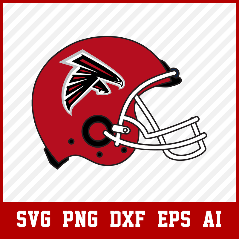 Atlanta Falcons Helmet Svg - Png, Falcons Svg, Atlanta Falcons Svg Files For Cricut, Atlanta Falcons Logo Svg, Atlanta Falcons Cut File.
