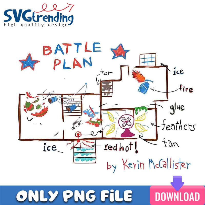 Battle Plan By Kevin PNG Home Alone PNG Instant Download