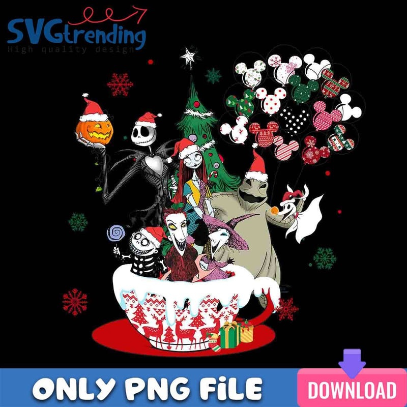 Nightmare Before Christmas Movie PNG Christmas Movie PNG Instant Download