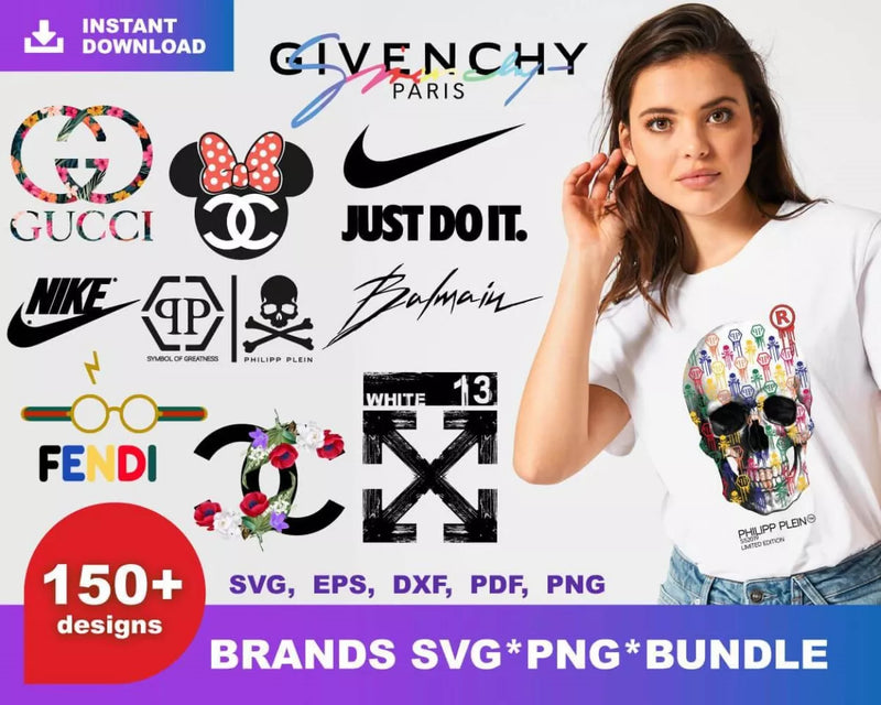 Brands Clipart Bundle, PNG & SVG Files for Cricut & Silhouette