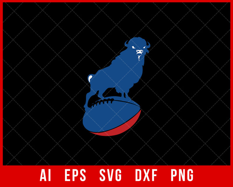 Buffalo Clipart SVG Bills Mafia NFL Team Logo EPS PNG DXF Cut File for Cricut Silhouette Digital Download