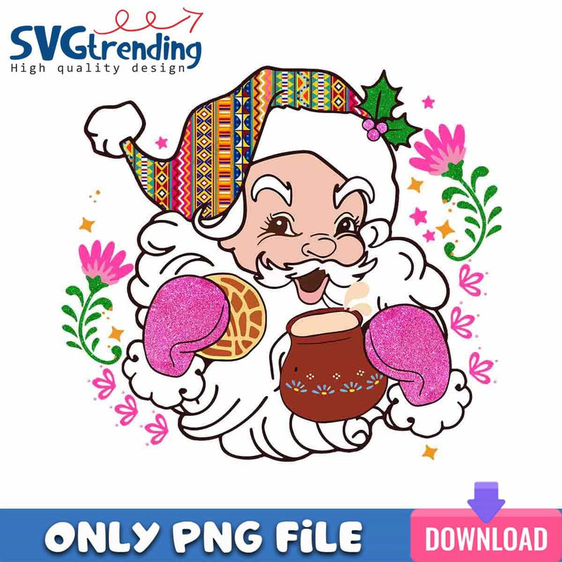 Mexican Santa PNG Tis The Season PNG Instant Download