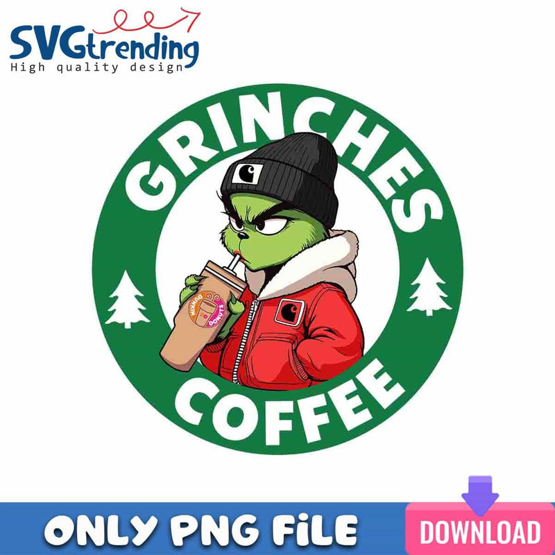 Red Grinch Bougie PNG Bougie  Coffee PNG Instant Download