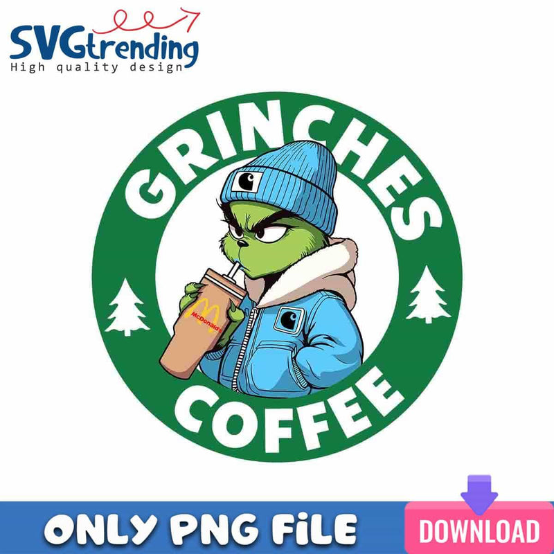 Blue Grinch Bougie PNG Grinch Christmas PNG Instant Download