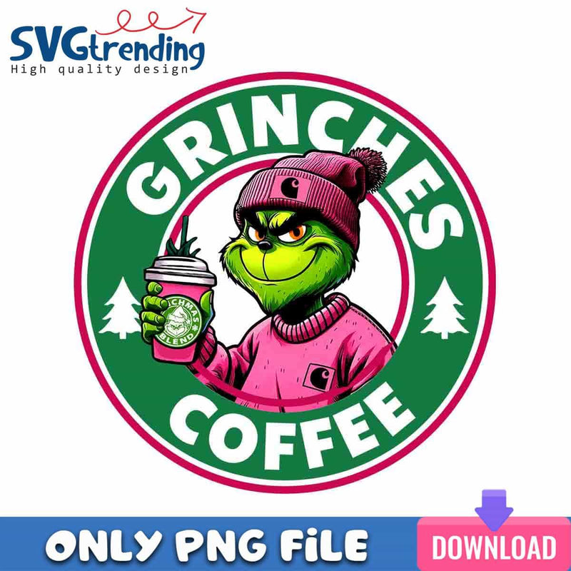 Pink Grinches Stanley PNG Stanley Tumbler PNG Instant Download