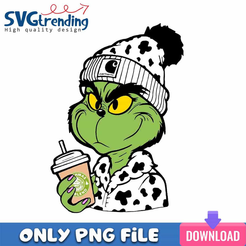 Grinch Coffeemas PNG Bougie Grinch PNG Instant Download