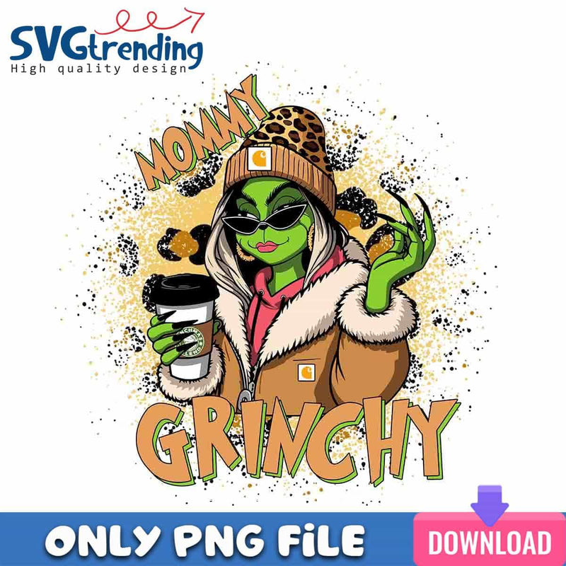 Mommy Grinchy PNG Bougie Family Grinch PNG Instant Download