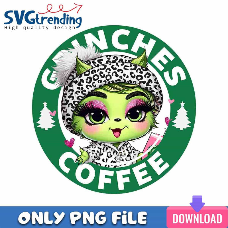 Baby Grinches PNG Bougie Coffee PNG Instant Download