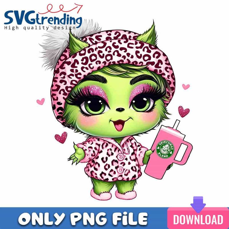 Lovely Grinch Baby PNG Bougie Baby PNG Instant Download