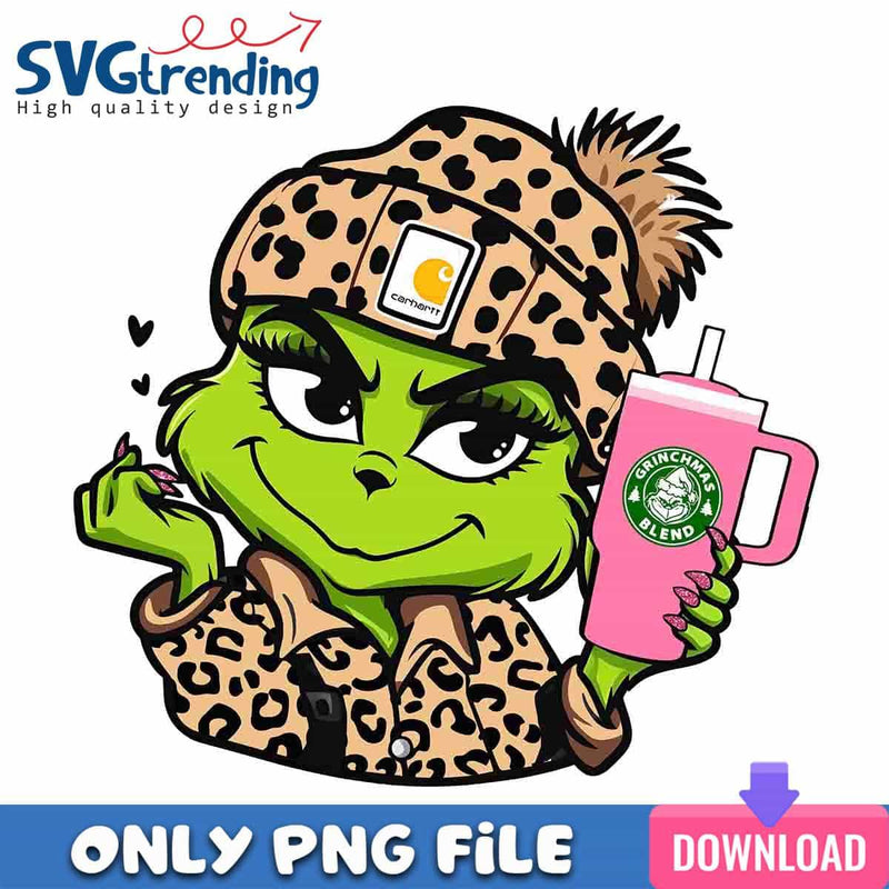 Carhartt Grinch PNG Grinch Stanley PNG Instant Download