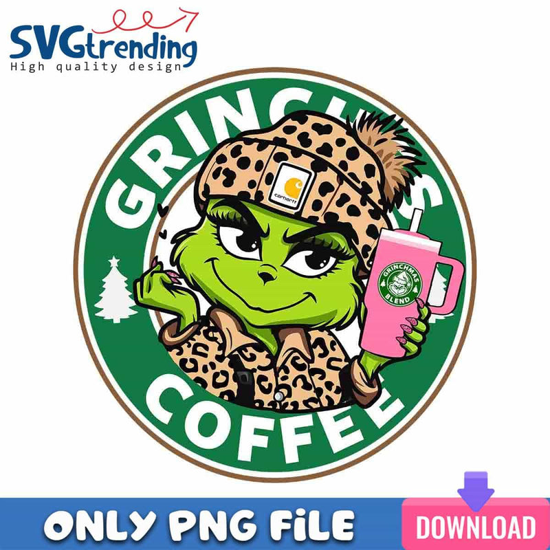 Carhartt Grinch Coffee PNG Bougie Grinch PNG Instant Download