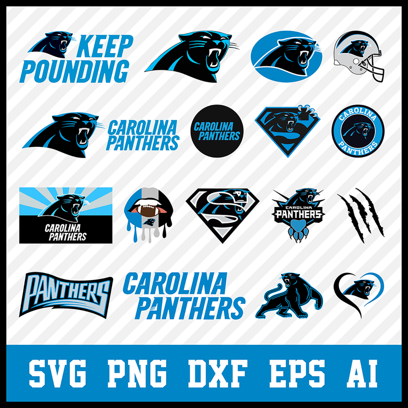 Carolina Panthers Svg Bundle, Panthers Svg, Carolina Panthers Logo, Panthers Clipart, Football SVG bundle, Svg File for cricut, Nfl Svg