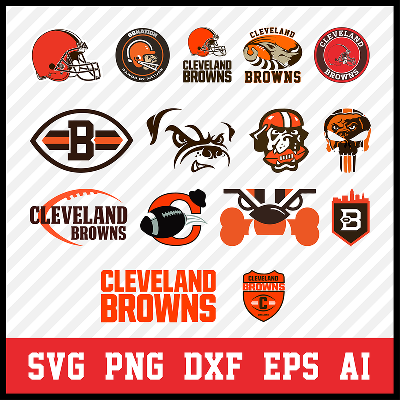 Cleveland Browns Svg Bundle, Browns Svg, Cleveland Browns Logo, Browns Clipart, Football SVG bundle, Svg File for cricut, Nfl Svg