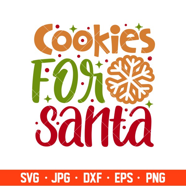 Cookies for Santa Svg, Santa Plate Svg, Merry Christmas Svg, Cricut, Silhouette Cut File