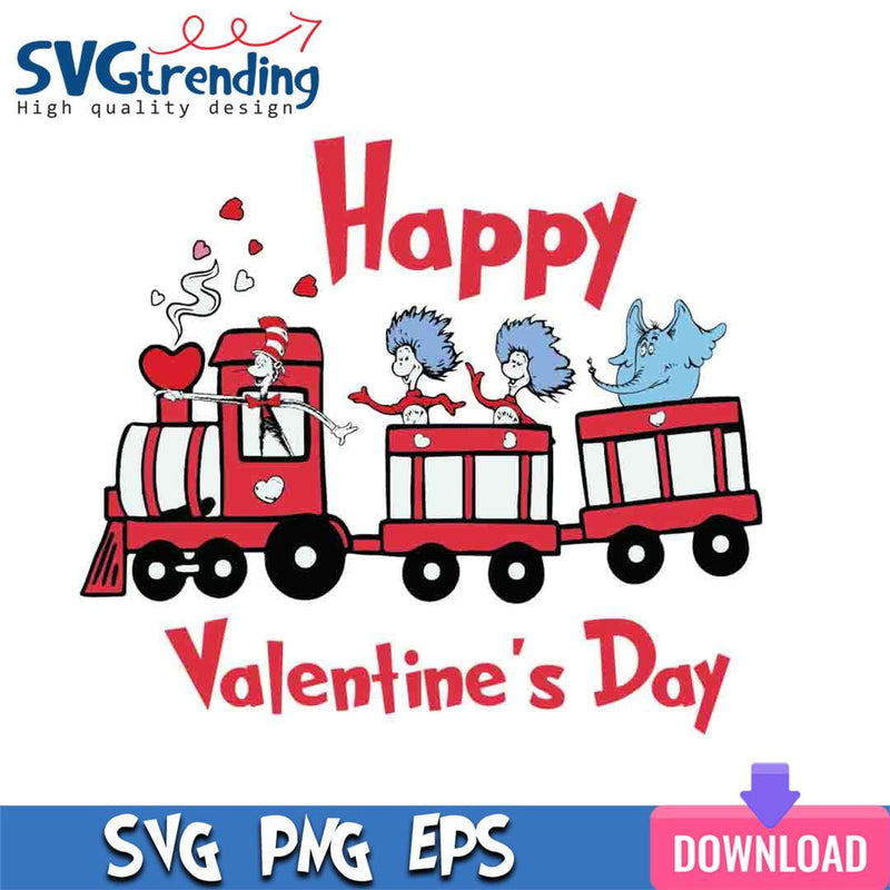 Happy Valentine’s Day SVG EPS PNG Files For Cricut Instant Download