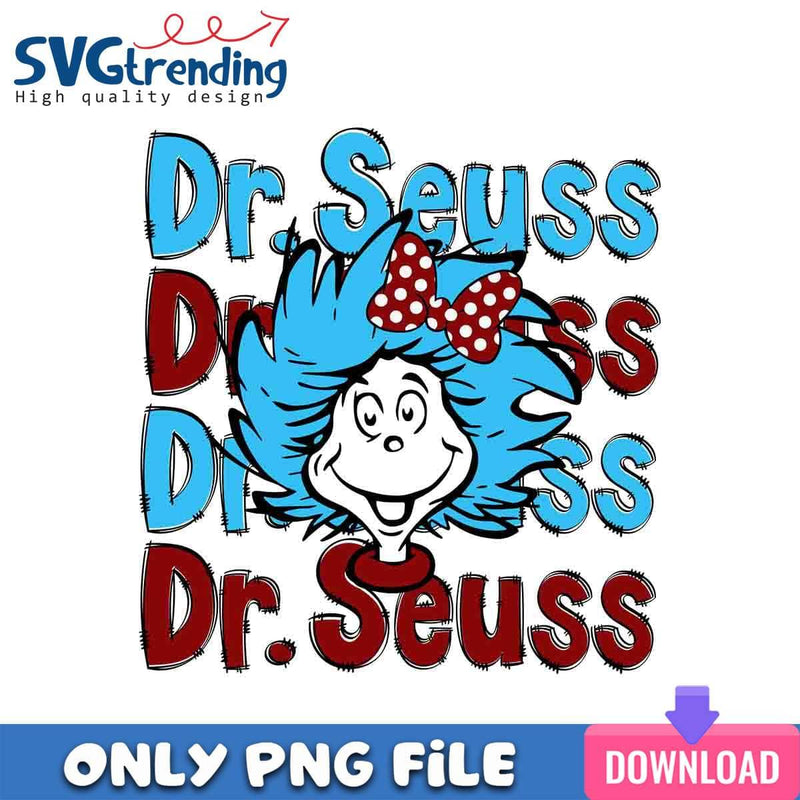 Dr Seuss Miss Thing PNG Dr Seuss Teacher PNG Instant Download