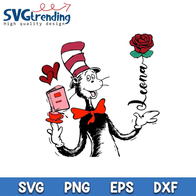 DR Seuss Leona SVG PNG EPS DXF Files For Cricut Instant Download