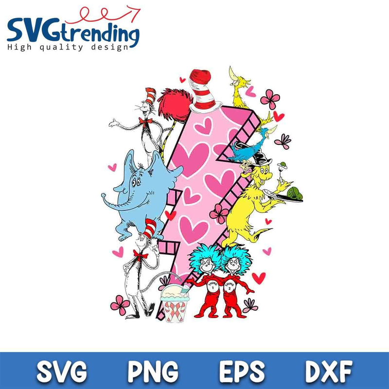 Friends DR Seuss SVG PNG EPS DXF Files For Cricut Instant Download