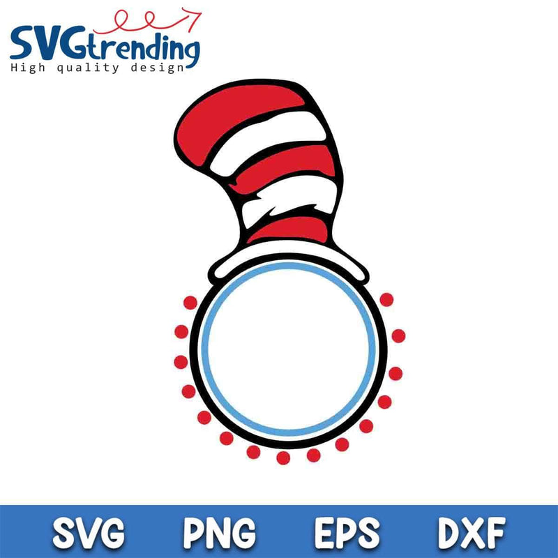 The Circle Hat SVG EPS DXF PNG Files For Cricut Instant Download