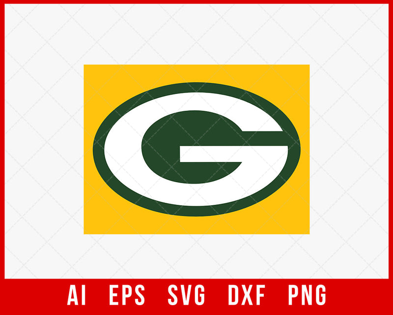 Go Pack Go SVG Clipart Silhouette NFL SVG Cut File for Cricut Digital Download