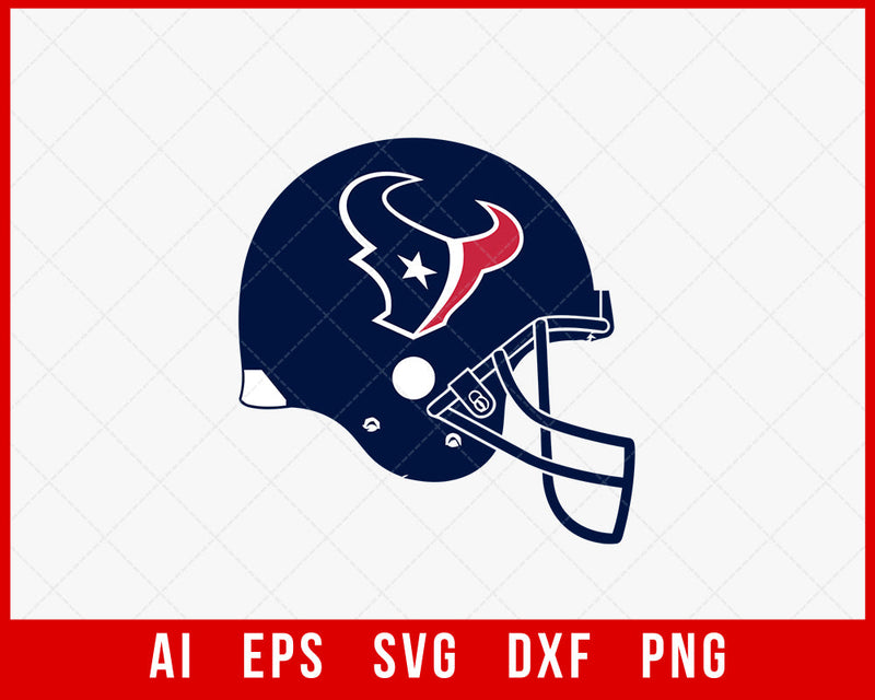 Download Houston Texans Helmet Clipart NFL SVG Cut File for Cricut Digital Download