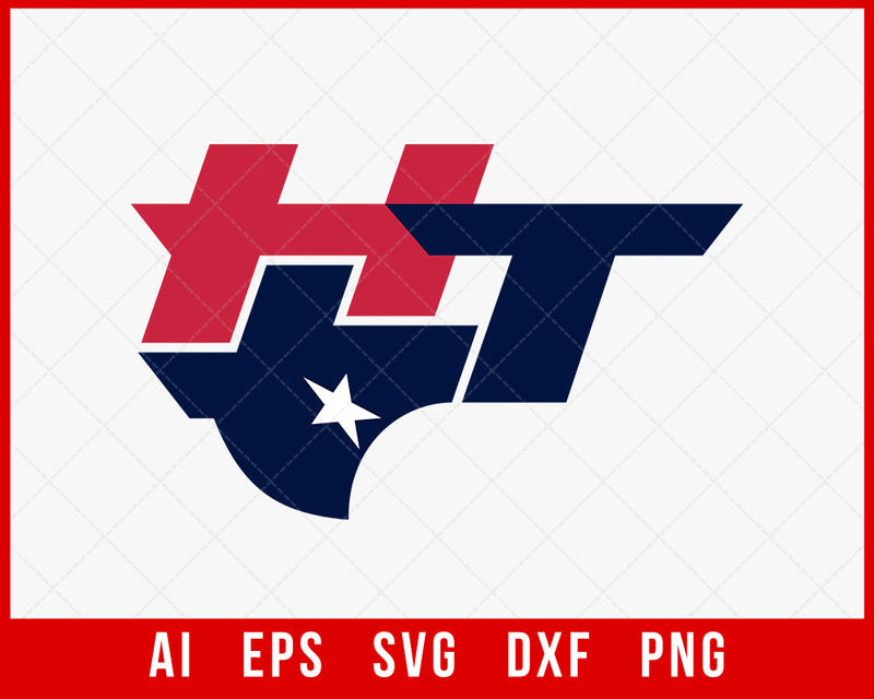 NFL Houston Texans SVG Decal Silhouette Cameo Cut File for Cricut Digital Download
