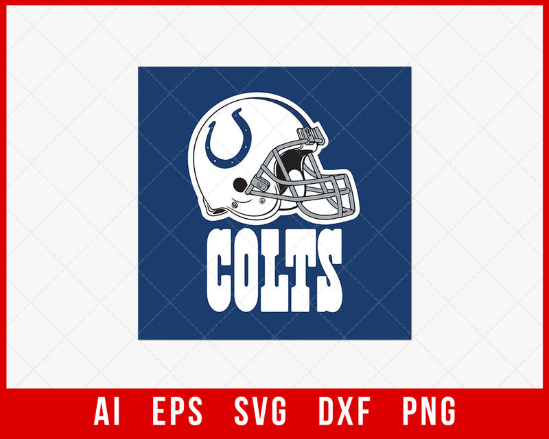NFL Indianapolis Colts Logo SVG Decal Cut File for Cricut Digital Download