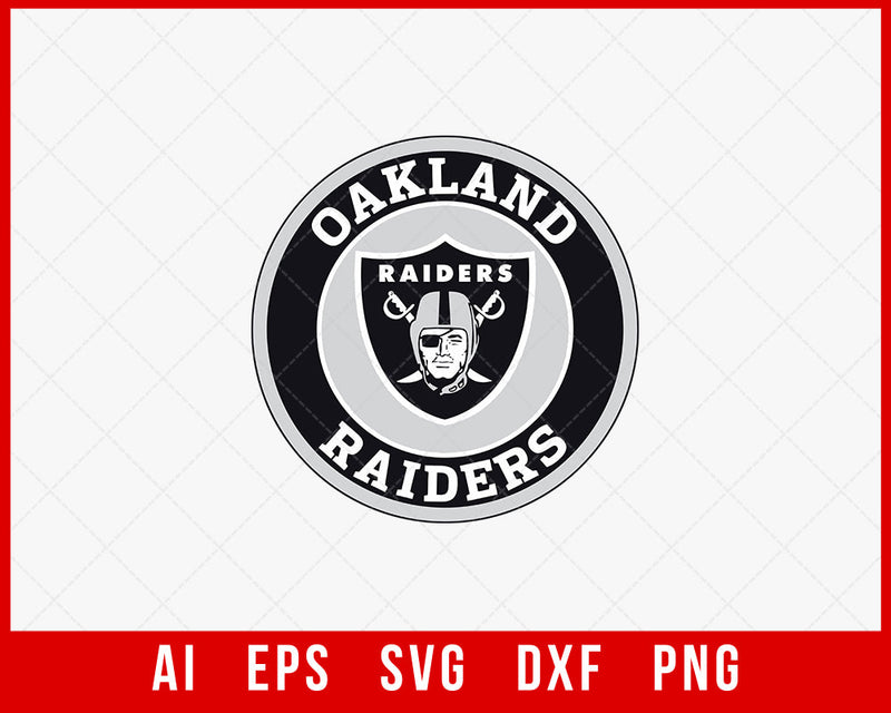 Las Vegas Raiders Logo Silhouette T Shirt NFL SVG PNG EPS DXF Cut File for Cricut Digital Download