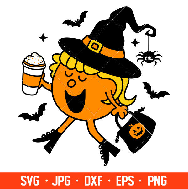 Little Miss Halloween Queen Svg, Halloween Svg, Spooky Season Svg, Trick or Treat Svg, Cricut, Silhouette Vector Cut File