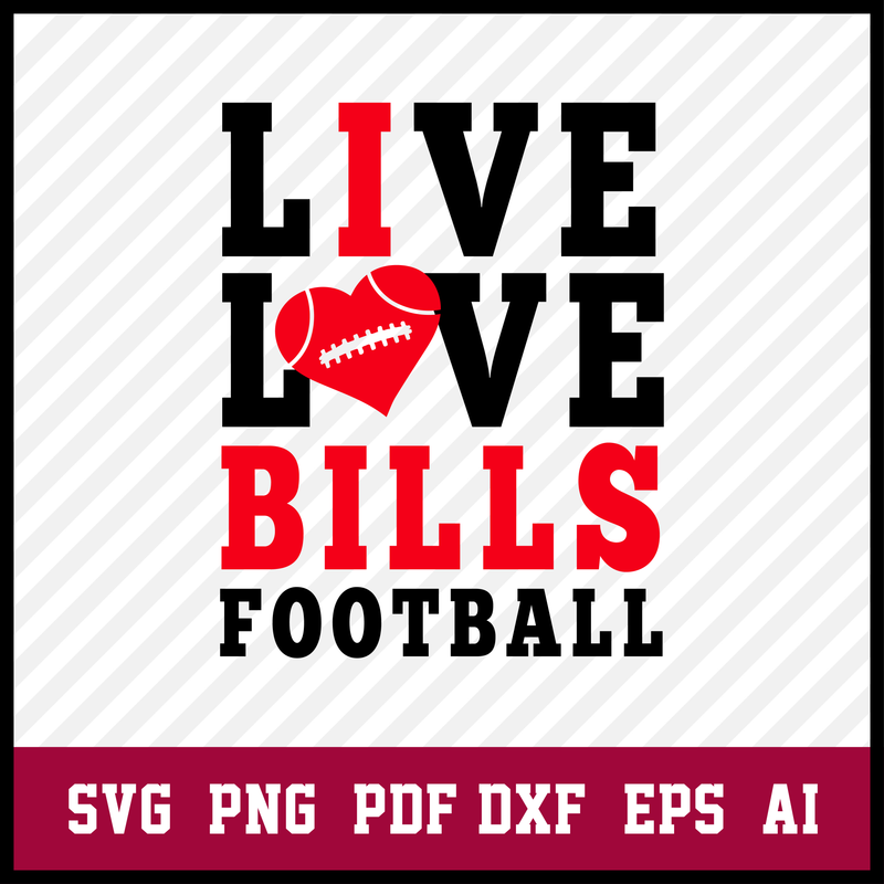 Live Love Bills Football Arizona Cardinals svg, Arizona Cardinals Logo, Cardinals Svg, Cardinals Clipart, Football SVG, Svg File for cricut, Nfl Svg