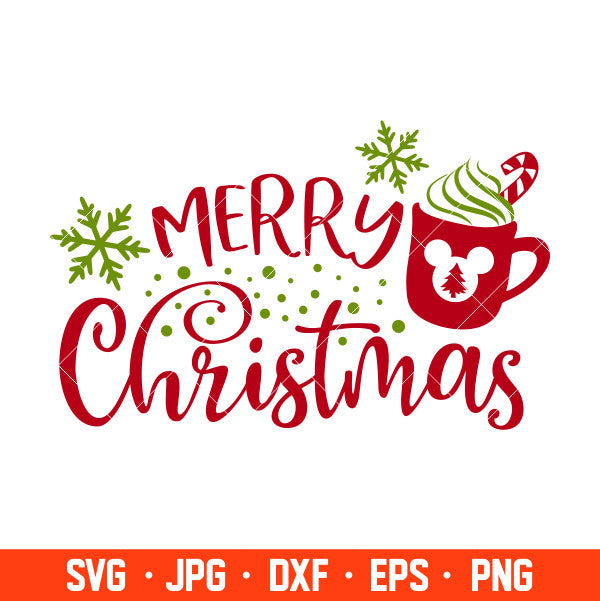 Merry Christmas Svg, Hot Cocoa Svg, Christmas Svg, Cricut, Silhouette Cut File