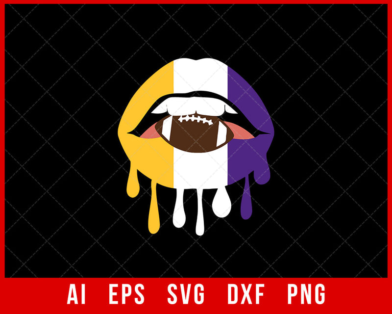 Minnesota Vikings Logo Clipart Drawings NFL SVG Cut File for Cricut Digital Download