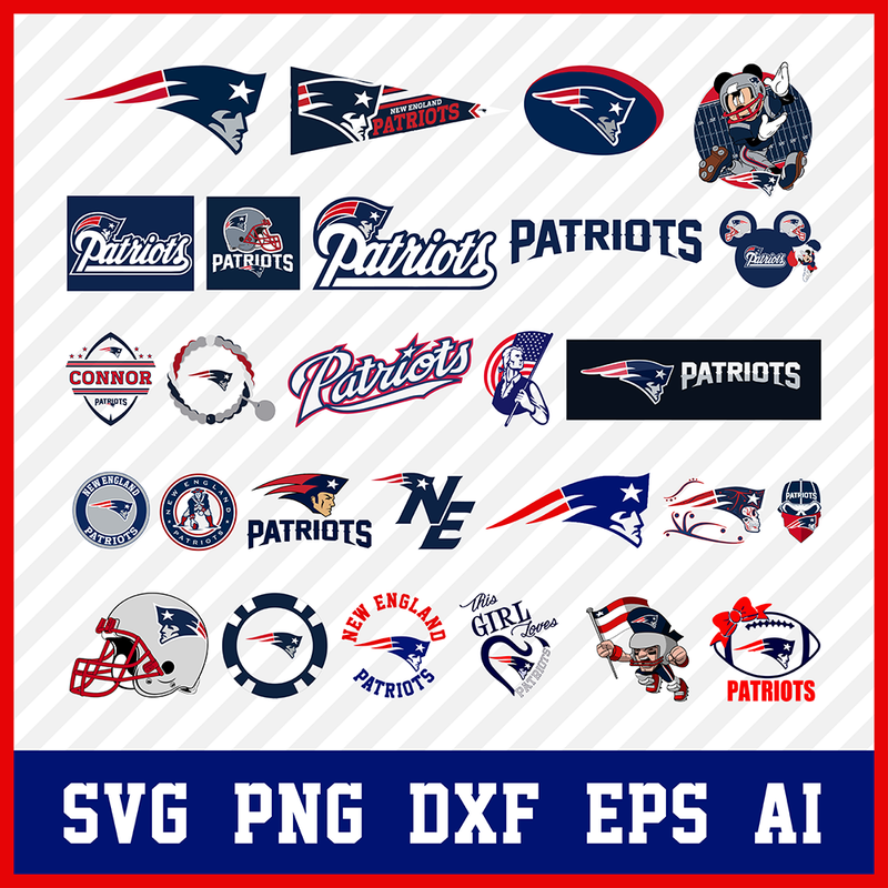 New England patriots SVG Bundle, new England patriots SVG, new England patriots Logo, new England patriots Clipart, Football SVG bundle, SVG File for Cricut, NFL SVG