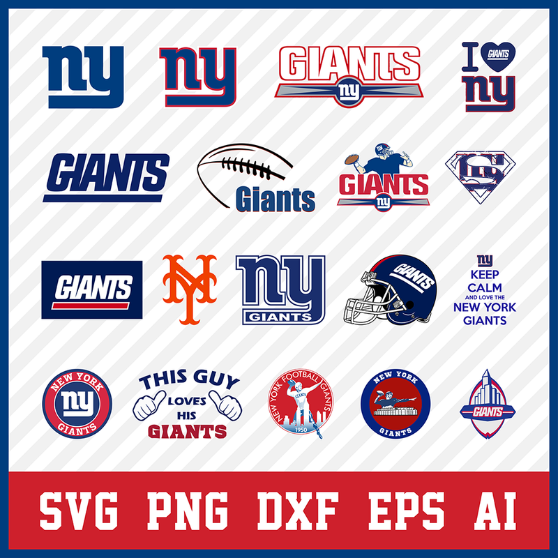 New York Giants Svg Bundle, Giants Svg, New York Giants Logo, Giants Clipart, Football SVG bundle, Svg File for cricut, Nfl Svg