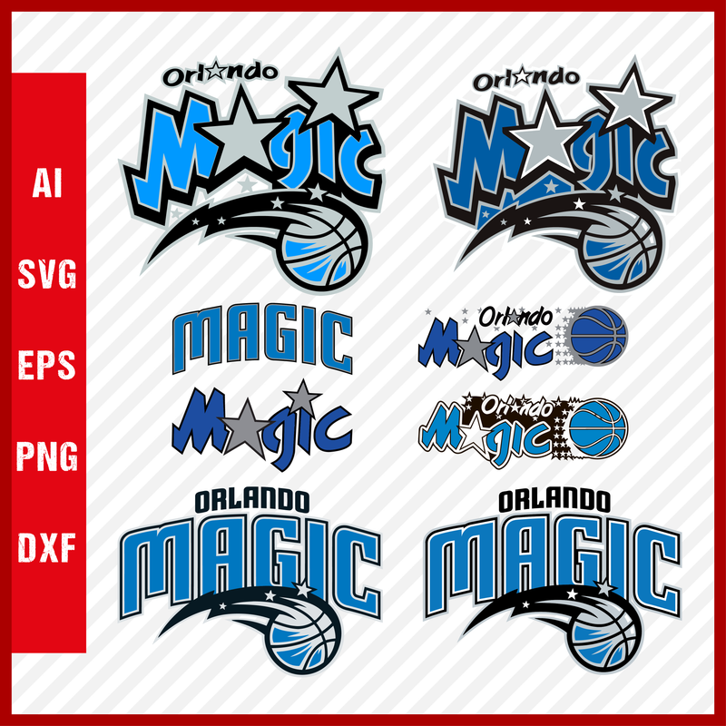 NBA Orlando Magic Svg Cut Files Basketball Clipart Bundle