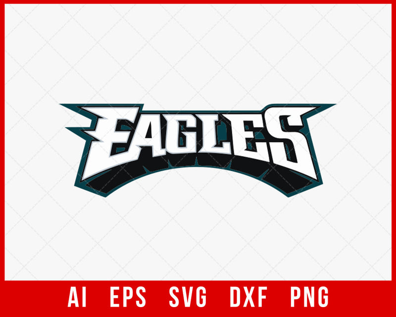 Philadelphia Eagles Logo SVG Decal NFL SVG Cut File for Cricut Digital Download