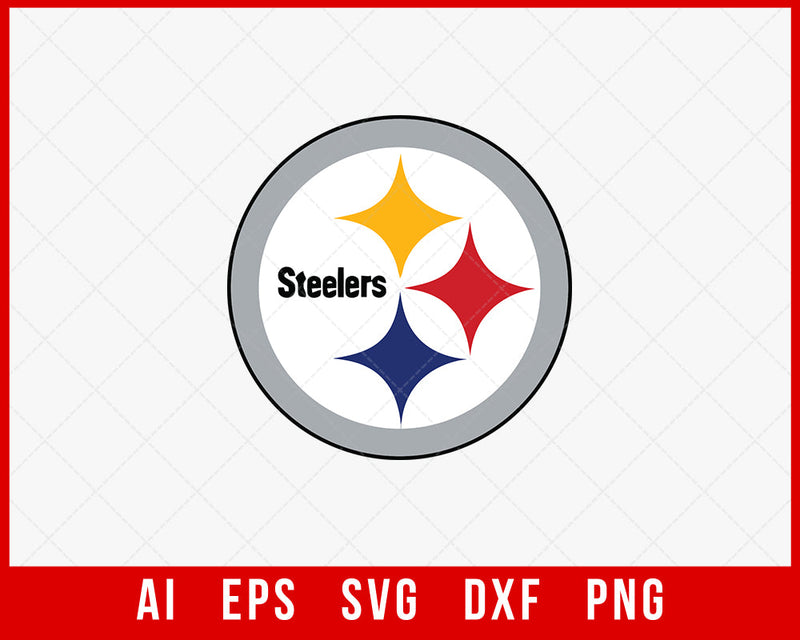 Pittsburgh Steelers DXF Cutting File Silhouette NFL SVG Cut File for C