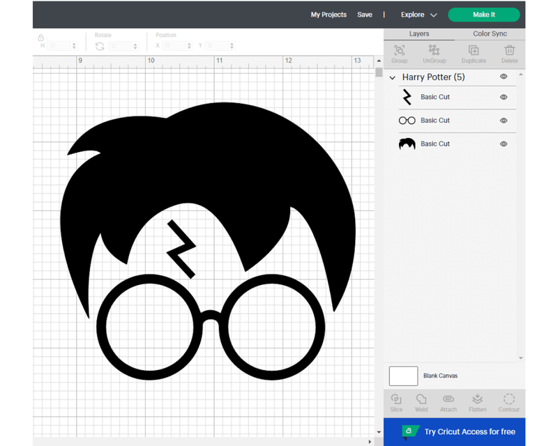 Harry Potter PNG & SVG Files for Cricut and Silhouette, Harry Potter Clipart & Cut Files