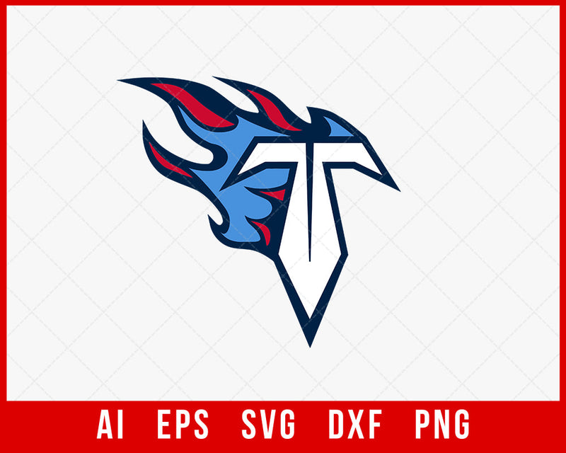 Tennessee Titans Football Logo SVG Cut File for Cricut Digital Download