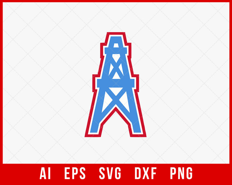 Titans Football Logo Clipart SVG DXF Cut File for Cricut Digital Download
