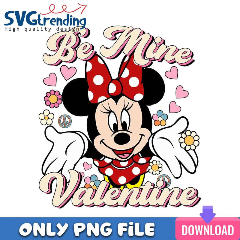 Be Minnie Valentine PNG Minnie Valentine PNG Instant Download