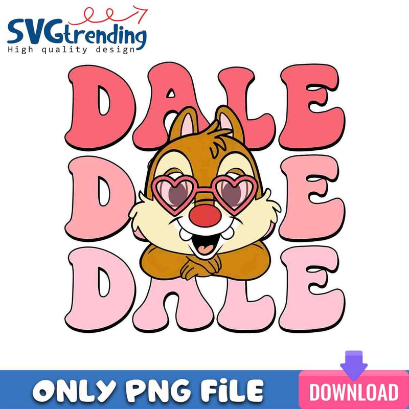 Dale Valentine PNG Chip And Dale PNG Instant Download