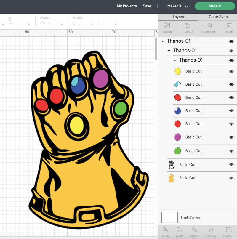 Thanos SVG Files for Cricut / Silhouette, Thanos Clipart & PNG Files