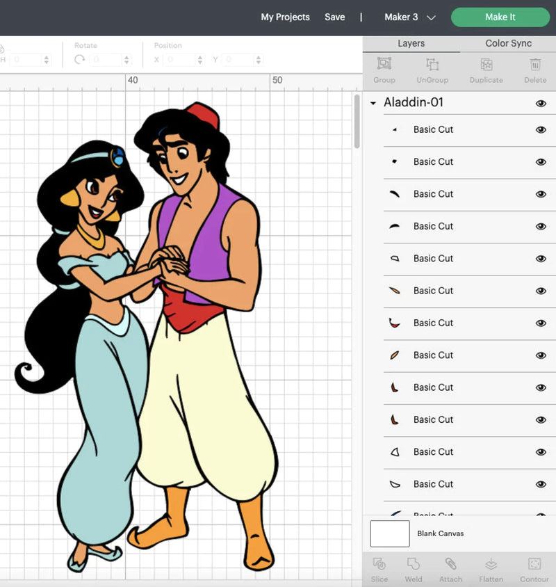 Aladdin SVG Files for Cricut and Silhouette, Aladdin Clipart & PNG Files