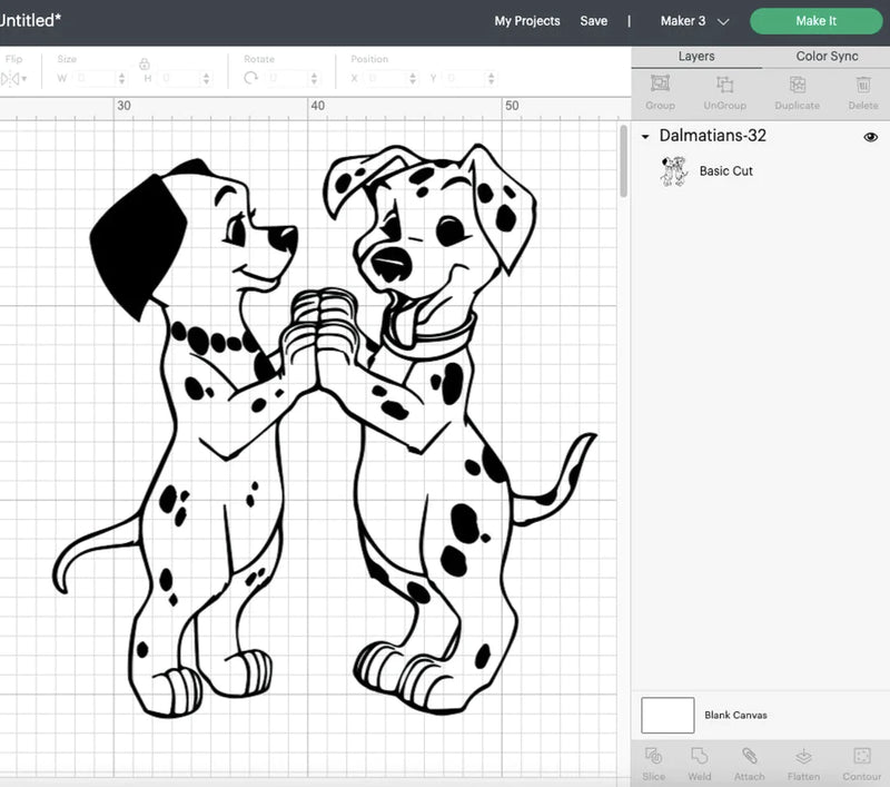 101 Dalmatians SVG Files for Cricut and Silhouette, Clipart & PNG Files