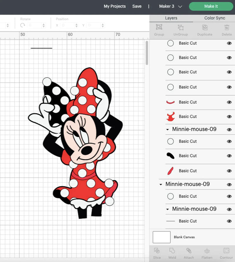 Minnie Mouse SVG Files for Cricut and Silhouette, Minnie Mouse Clipart & PNG Files