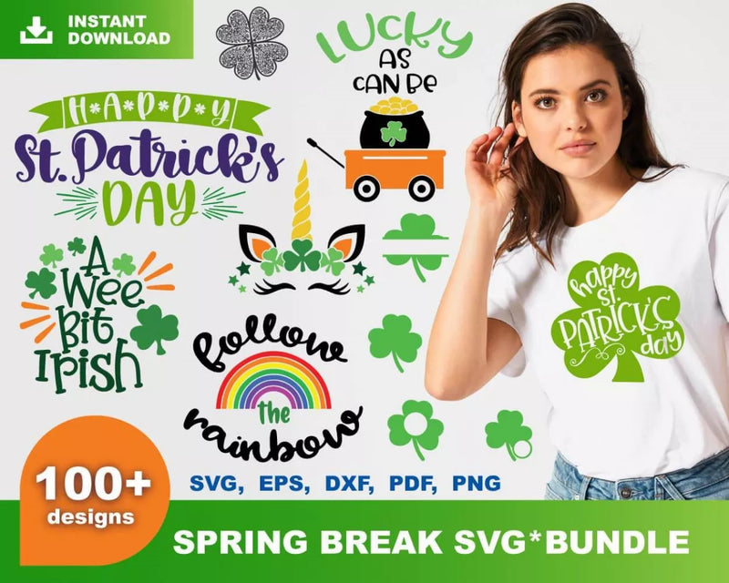 St Patricks Day Svg Files for Cricut and Silhouette - Clipart Images